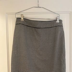 Wool pencil skirt